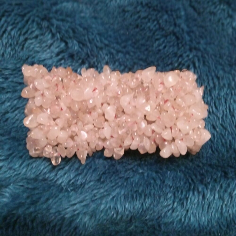 Vintage Pink Quartz Cuff
